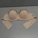 DELIMIRA Women's Underwire Contour Multiway Full Coverage Strapless Bra Plus Size, 46C, 2 Pack 