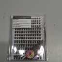 Self Adhesive Eyelashes, 156 Pcs Self Adhesive Eyelash Clusters, No Glue Needed, Invisible 2-Strip Tape - Longer Lasting, No Sticky Residue Pre Glued Eyelashes (Volume-Mixed)