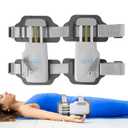 Manual Lumbar Traction Device for Lower Back Pain Relief, Wearable Spinal Decompression System for Herniated Disc, Sciatica & Home Therapy