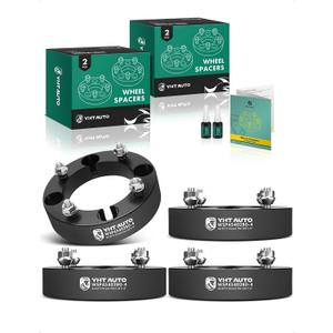 YHTAUTO 4x137mm Wheel Spacers 1.5 inch Fits Bombardier, Can-Am, Kawasaki, Suzuki Models, Outlander, Commander, Renegade, Bayou, Prairie, Tire Spacers w/ M10x1.25 Studs, 110mm Center Bore 4 Lug 4PCS