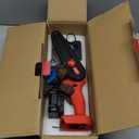 Mini Cordless Chainsaw Kit, Upgraded 6" One-Hand Handheld Electric Portable Chainsaw, 21V Rechargeable Battery Operated, for Tree Trimming and Branch Wood Cutting by New Huing