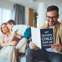 3 x NewEleven Funny Dad Christmas Card from Daughter, Son, Kids  Humorous Card for Daddy, Bonus Dad, Father-in-Law  Great for Fathers Day, Birthday, Just Because  Sentimental Greeting Card