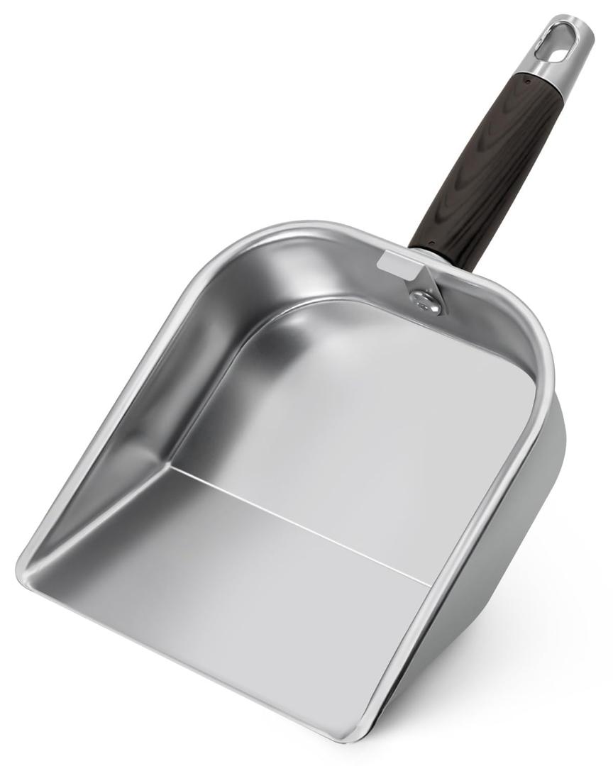 Griddle Scoop for Blackstone with a Any-Edge Hook, Stainless Steel Griddle Portable Food Mover for Stir Fry and Move Food, Classic Grill Shovel