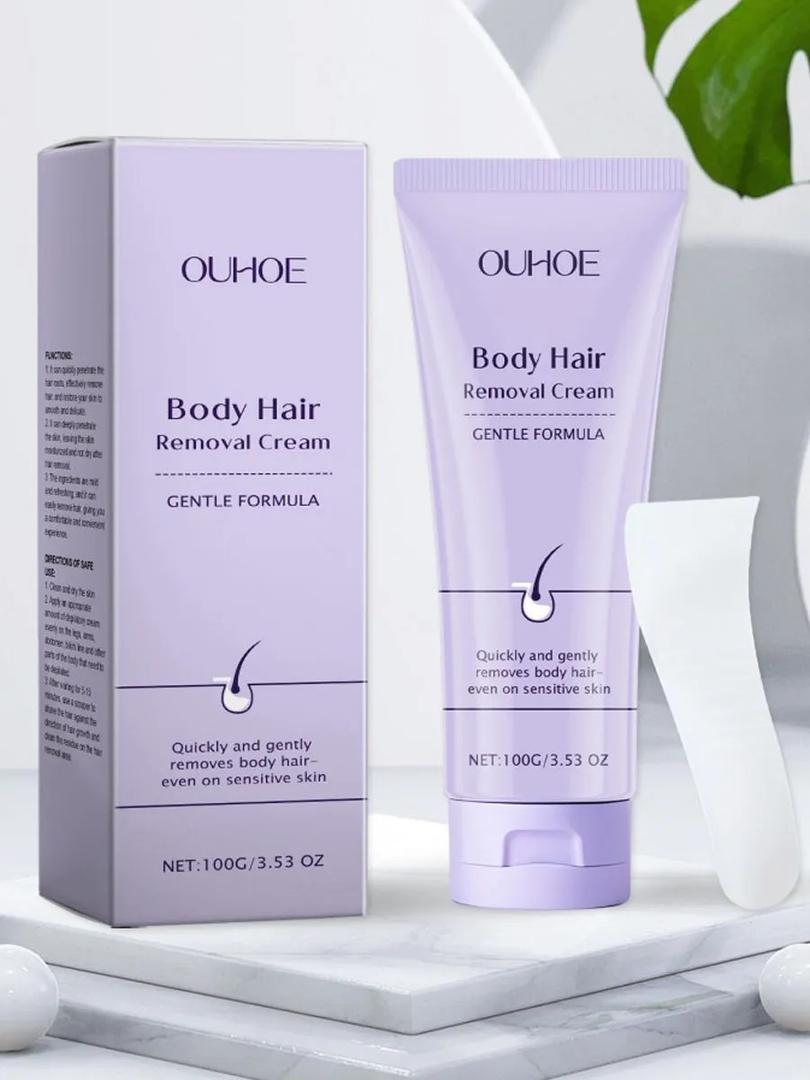 Body Hair Removal Cream, Gentle Body Hair Removal Hydrate, Nourish and Smooth the body, and Delicately Remove Hair