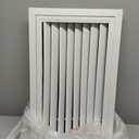 Tuanse 24x14 Duct Opening White Vent Cover for Wall and Ceiling One-Way Ventilation Aluminum Alloy Vent Cover Grille with Louvered Design 16 5/8"W x 26 5/8"H