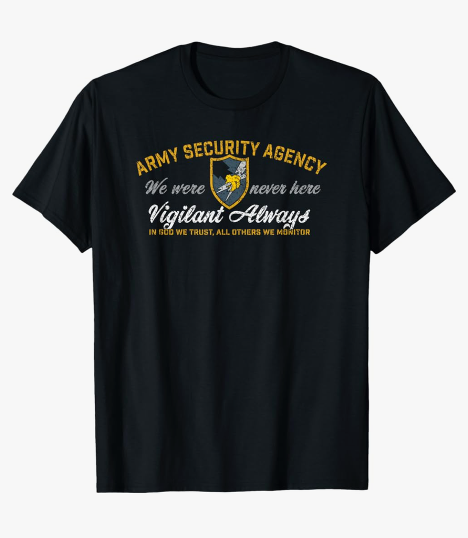 American Marauder: Army Security Agency T-Shirt XL