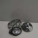 LTBLIGHT Black Pendant Light, Modern Single Pendant Light Fixture with 1.2m Cord, Metal Hanging Lights with E26 Socket for Kitchen Island Dining Room Entryway Hallway-1 Pack