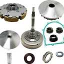 Wet Clutch Shoe Kit Assembly Replacement for Yamaha Rhino 700 YXR700F (2008-2013) Primary Sheave,Clutch,Carrier Housing,OneWay,Gasket 5B4-17606-00-0 5B4-17611-00-00 3B4-166200-00-00