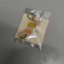 MC577 Little Crystal Orange Juice Lobster Clasp Charm for Women with Velvet Bag (Pink,1 Piece)