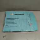 MAONAME Blue Charger Plates, 13" Plastic Round Charger for Dinner Plates, Plate Chargers Set of 6, Beaded Table Chargers for Wedding, Table Setting