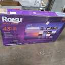 Roku Smart TV 2025  43-Inch Select Series, 4K HDR TV  RokuTV with Enhanced Voice Remote  Flat Screen LED Television with Wi-Fi for Streaming Live Local News, Sports, Family Entertainment