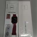 Smart Watches for Women, 1.85" HD Smart Watch for Android/iPhones (Make/Answer Calls), Fitness Tracker Watch with 24/7 Heart Rate Monitor, Sleep/Step Count Tracker, 120+ Sport Modes Pedometer Watch (Purple)