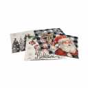 Brightown Red Christmas Pillow Covers 18x18 Set of 4 Christmas Decorations Winter Holiday Decor Throw Cushion Case for Home Couch