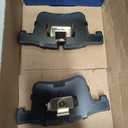 BOSCH BE1561H Blue Semi-Metallic Ceramic Disc Brake Pad Set With Hardware - Compatible With Select BMW 228i, 230i, 320i, 328d, 328i, 330e, 330i, 428i, 430i, X3, X4, Gran Coupe, GT, xDrive; FRONT
