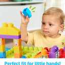 MEGA BLOKS First Builders Toddler Blocks Toy, Build n Learn Portable Activity Table with 30 Pieces and Built-In Storage, Blue, Kids Ages 1+ Years 