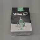 GROSMIMI Spill Proof no Spill Magic Sippy Cup with Straw with Handle for Baby and Toddlers, Customizable, PPSU, BPA Free 6 oz (Aqua Green)