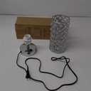 Crystal Table Lamp Chrome 3-Color Dimming USB Charging Station Small Bedside Lamps for Night Stands Bedroom Living Room (LED Bulb Included)