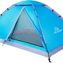 1/2/4/5/6 Person Dome Tents for Camping, Lightweight Portable Backpacking Tent, Small Easy Set Up Outdoor Waterproof Camping Hiking Tent for Adults (Blue)