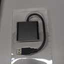 USB to HDMI Adapter for 2 Monitors, USB 3.0 to Dual HDMI Adapter 1920 * 1080P@60HZ Full HD Audio Video Graphics Converter Compatible with Windows