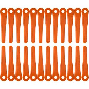 24Pcs Plastic Blades Compatible for Stihl Weed Eater Blade PolyCut 6-2, 6-3, 7-3, 28-2,48-2 Trimmer Head - 4002 007 1000