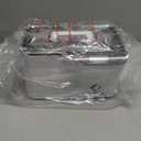 LifeBasis Ultrasonic Jewelry Cleaner, Professional 45kHz Ultrasonic Cleaner Machine 20 Ounces (600ML) with Digital Timer, Watch Holder Ultrasonic Glasses Cleaner for Ring, Coin, Watch, Denture -White