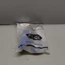 YYQL Mens Slippers with Arch Support Embroidered Leather Sandals for Men Slip On House Shoes with Indoor Outdoor Anti-Skid Rubber Sole Size 7-13