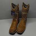 ARIAT mens Sport Patriot Western Boot (10.5, Antique Mocha Suede/Sand Camo Print)