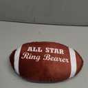 Halloscume 12 Inch All Star Ring Bearer Gift Football Plush Stuffed Fluffy Football Thank You Wedding Gift Will You Be My Ring Bearer Favor for Proposal Wedding Valentine Party