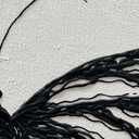 NANKAI Art Hand-Painted Black Butterfly Texture Art Wall Decoration 36x24-inch x2 Contemporary Art Oil Painting Home Living Room Corridor Wall Art