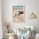Momentworth 20x30 Frame Set of 3, Rustic White Wood Grain 20x30 Poster Frame for Gallery Wall Mounting (3 Pack, White)