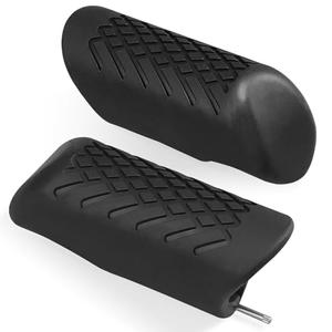SWESGI A Pair of Rubber Plastic Footrest Footpegs for Diameter 1-1/4" Motorcycle Engine Guard Crash Bar Rubber Cover (Footrest for Engine Guard)