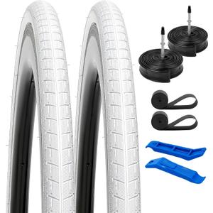 YUNSCM 2-PCS 700C Bike Tires 700x28C/28-622 28x1 5/8x1 1/8 Compatible with Road Bike Tires 700x25C 700x26C 700x27C 700 x 28C 700x30C Bicycle Tires (Y-786)