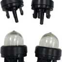 Chainsaw Primer Bulb Kit (4 Pack) Compatible with Husqvarna 435 435E 440 440E 445 445E 450 450E Chainsaws Parts 503936601