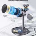 2026 New Magnetic Wireless Charger Stand with TEC Active Cooling, Certified 15w 3 in 1 Charging Station for Apple Charger Stand, Wireless Charger for iPhone17/16/15/14/13/12, Apple Watch, AirPods