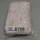 3PCS Coquette Makeup Bag,Quilted Cosmetic Bag Large Make Up Bag Set,Quilted Portable Toiletry Organizer Bag,Cotton Travel Skincare Bag for Women Girls (05-Pink Rabbit)