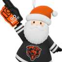 Hallmark Christmas Ornament, NFL Chicago Bears Santa Fan Ornament, Gifts for Sports Fans