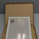 Cork Board with Linen White, Bulletin Board 17"x12" Hanging Corkboards for Office Home School Message Board or Vision Board Decoration.