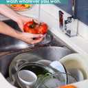 3 in 1 Kitchen Sink Stopper and Strainer Combo, Pop Up Stainless Steel Kitchen Drain Strainer, Anti-Clogging Sink Strainer Basket with Handle for Standard 3-1/2 inch Drain, 1Pack