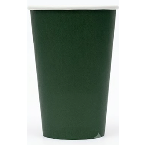 Green Paper Cups, 50 pieces, Green