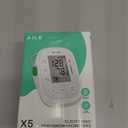 AILE Blood Pressure Monitor, Blood Pressure Machine Upper Arm Large Cuff(8.7"-16.5"), High Automatic Blood Pressure Monitors Cuff for Home Use, (BP) Manual Arm Blood Pressure Monitors, 2 * 99 Memory (White)