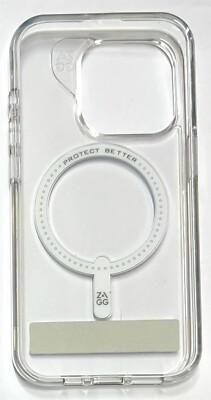 ZAGG Gear4 Crystal Palace Snap MagSafe Kickstand Case for iPhone 15 Pro - Clear