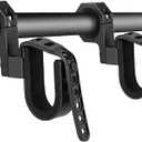 LMULOO 23-31" Adjustable Gun Rack Carrier Compatible with Ranger 500, 800 Full/Mid Size & Crew UTV Overhand Roof Rifle Gun Holder Steel