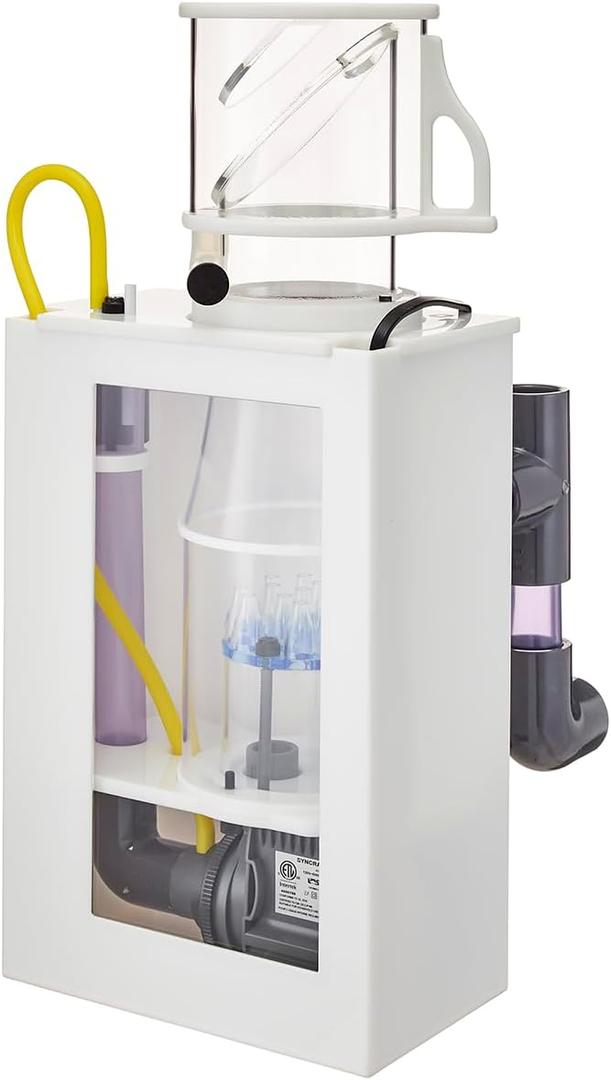 Cones Hang On Back Protein Skimmer for Saltwater Aquariums, Up to 175 Gallon Filtration, Hang On External, Adjustable Filtration, Ultra Quiet Pump, Compact Low Profile Design