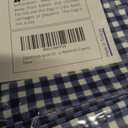 Kids Aprons for Cooking Waterdrop Resistant Aprons for Girl & Boy Toddler Apron for Painting, Gardening, Baking, Smock (Plaid Navy Blue, Medium (6-10 years)