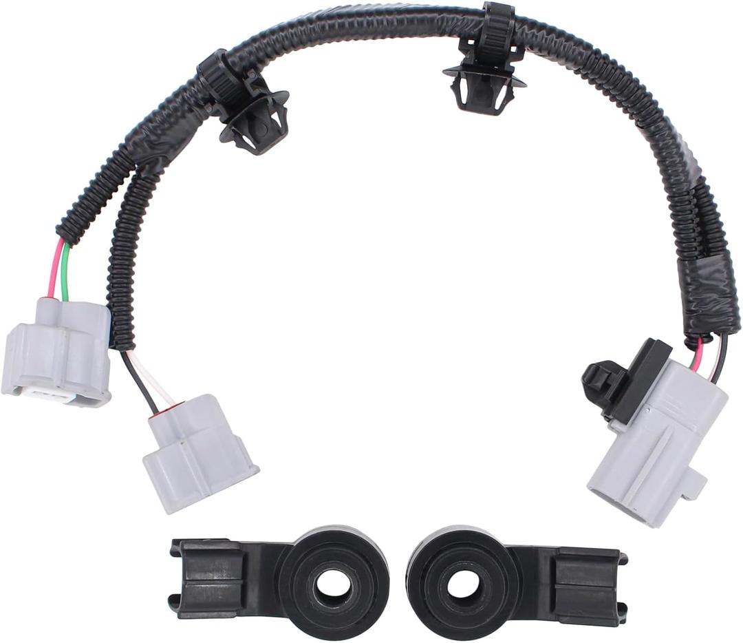 MOTOKU Knock Sensor and Wire Harness for Toyota Camry Highlander RAV4 Lexus ES350 RX350 RX450h