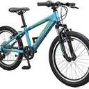 Mongoose Rockadile Hardtail Mountain Bike for Kid's Boys and Girls, 20 or 24 -Inch Wheels, Aluminum Frame, 7 or 21-Speed Drivetrain Options, Front Suspension Fork