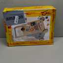 MILEFUN Adjustable Wooden Baby Walker  Montessori Push Toy for 1 Year Old with Rocket-Themed Activity Center, Sit-to-Stand Walker Gift for Boys and Girls