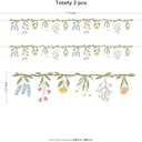 Cheerland Flower Banner Wildflower Garland for Enchanted Garden Party Woodland Theme Picnic Wedding Baby Shower Birthday Onederland Tea Party Supplies Girl Party Decorations 2pcs
