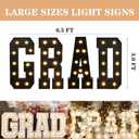 2026 Graduation Decorations, 3FT Large Grad 2026 Marquee Light Up Letters Sign, Class of 2026 Congrats Party Supplies for Kindergarten Preschool High School College