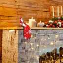 Bucherry 2025 Christmas Door Topper Funny Santa Front Top Door Corner Frame Sign Decor Home Wooden Christmas Cabinet Knob Covers Party Ornament Props Gift for Wall Window DIY